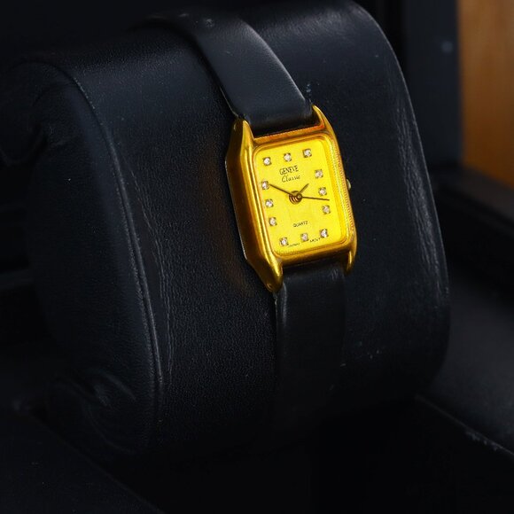 Geneve Classic Quartz Ladies, Champagne Dial - Yellow Gold Tone on Strap - Picture 3 of 13